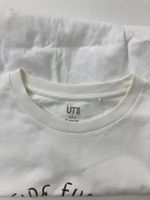 UNIQLO/ユニクロ/Tシャツ/カットソー/トップス/ホワイト/L