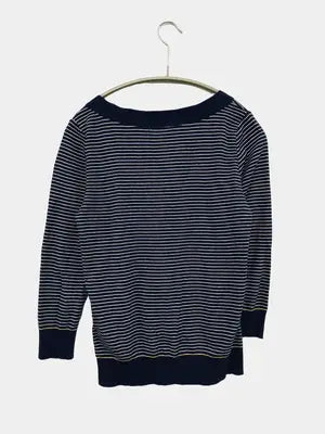 NATURAL BEAUTY BASIC/ナチュラルビューティーベーシック/Tシャツ/カットソー/トップス/ネイビー/M