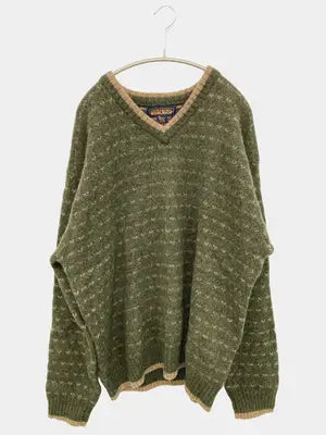 wool rich/ウールリッチ/ニット/セーター/トップス/カーキ/2XL