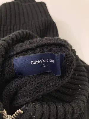 Cathy's closet/キャシーズクローゼット/ニット/セーター/トップス/ブラック/L