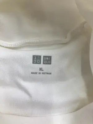 UNIQLO/ユニクロ/Tシャツ/カットソー/トップス/ホワイト/XL