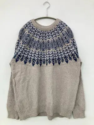 BACK NUMBER/バックナンバー/ニット/セーター/トップス/ベージュ/MEDIUM