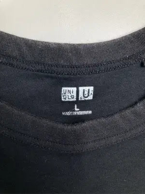 UNIQLO/ユニクロ/Tシャツ/カットソー/トップス/ブラック/L