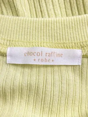 chocol raffine/ショコラフィネ/カーディガン/ボレロ/トップス/イエロー/F
