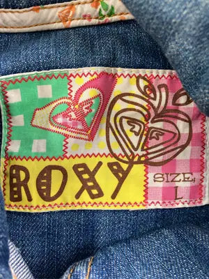 ROXY/ロキシー/デニムジャケット/ジャケット/アウター/ブルー/L