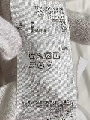 SENSE OF PLACE/センスオブプレイス/Tシャツ/カットソー/トップス/ホワイト/One-size