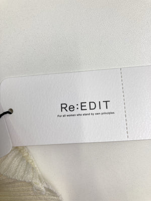 Re:EDIT/リエディ/ニット/セーター/トップス/ホワイト/M