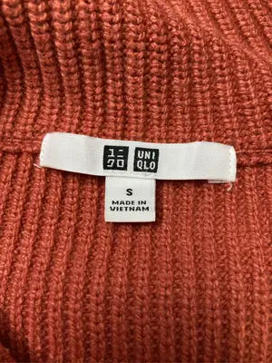 UNIQLO/ユニクロ/ニット/セーター/トップス/レッド/S