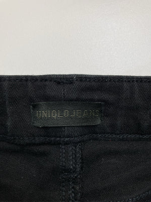 UNIQLO JEANS/ユニクロジーンズ/デニムパンツ/パンツ/ブラック/24(61CM)