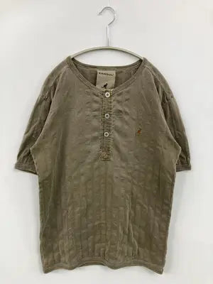KANGOL/カンゴール/Tシャツ/カットソー/トップス/カーキ/M