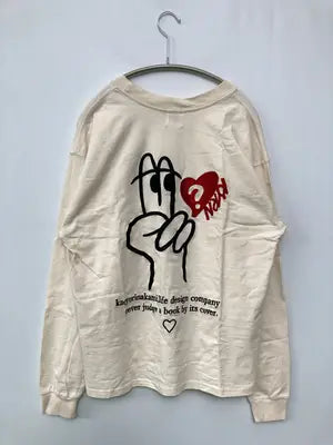 KAOYORINAKAMI/カオヨリナカミ/Tシャツ/カットソー/トップス/アイボリー/M