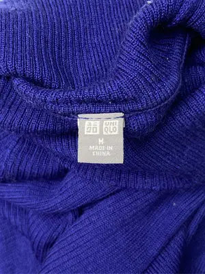 UNIQLO/ユニクロ/ニット/セーター/トップス/ブルー/M