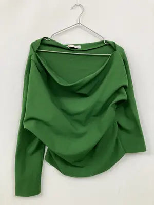 ZARA/ザラ/Tシャツ/カットソー/トップス/グリーン/L