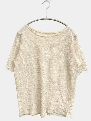 Tシャツ/カットソー/トップス/アイボリー/M-L