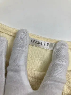 CINEMA CLUB/シネマクラブ/Tシャツ/カットソー/トップス/イエロー/S