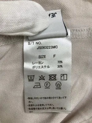JEANASIS/ジーナシス/Tシャツ/カットソー/トップス/ベージュ/F