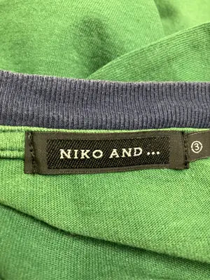 niko and .../ニコアンド/Tシャツ/カットソー/トップス/グリーン/M