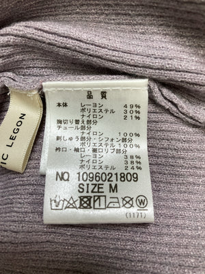 MAJESTIC LEGON/マジェスティックレゴン/ニット/セーター/トップス/パープル/M