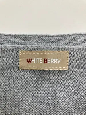 WHITE BERRY/カーディガン/ボレロ/トップス/グレー/M  バスト79～87　身長154～162