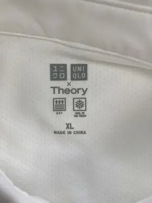 UNIQLO × Theory/ポロシャツ/トップス/ホワイト/XL