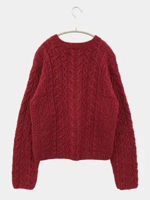 Abercrombie & Fitch/アバクロンビーアンドフィッチ/ニット/セーター/トップス/レッド/M
