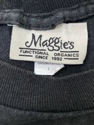 Maggie's/Tシャツ/カットソー/トップス/ブラック/L