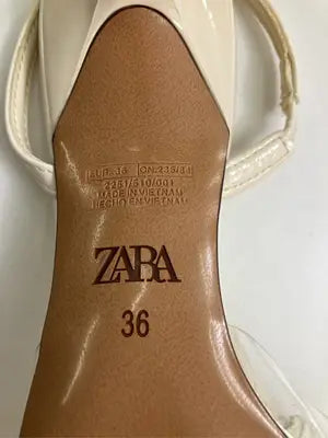 ZARA/ザラ/パンプス/シューズ/アイボリー/36