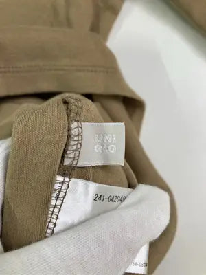 UNIQLO/ユニクロ/Tシャツ/カットソー/トップス/ブラウン/XL