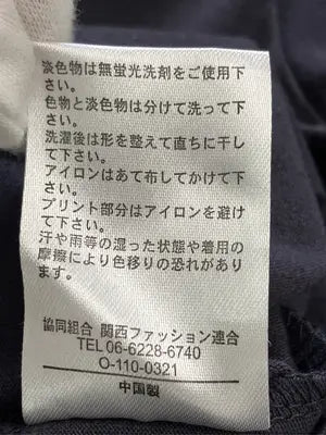 Tシャツ/カットソー/トップス/ブラック/L