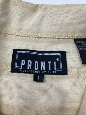 PRONTI/プロンティ/シャツ/ブラウス/トップス/ベージュ/L