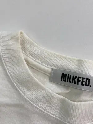 MILK FED./ミルクフェド/Tシャツ/カットソー/トップス/ホワイト/S