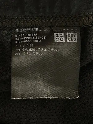 UNIQLO/ユニクロ/スウェットパンツ/パンツ/ブラック/M