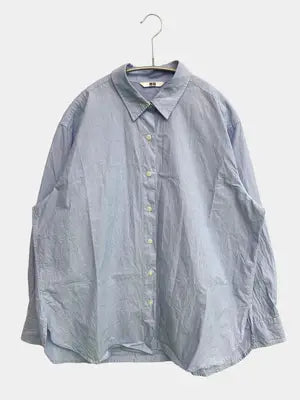 UNIQLO/ユニクロ/シャツ/ブラウス/トップス/スカイブルー/XL