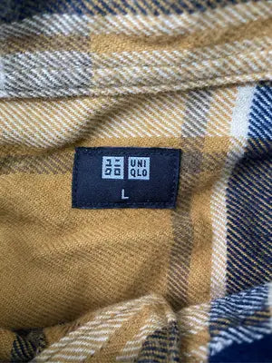 UNIQLO/ユニクロ/シャツ/ブラウス/トップス/イエロー/L