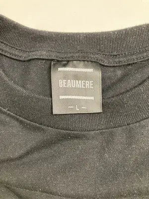 BEAUMERE/Tシャツ/カットソー/トップス/ブラック/L