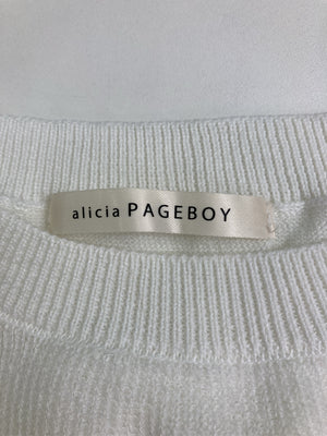 alicia PAGEBOY/アリシアページボーイ/ノースリーブ/トップス/ホワイト/F