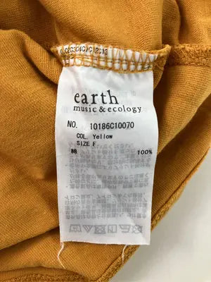 earth music&ecology/アースミュージックアンドエコロジー/Tシャツ/カットソー/トップス/オレンジ/F