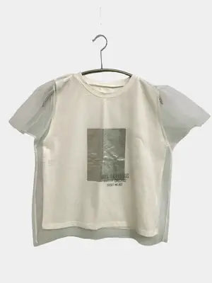 mily bilet/Tシャツ/カットソー/トップス/アイボリー/S