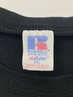 Russell/ラッセル/Tシャツ/カットソー/トップス/ブラック/XXL