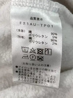 FICTION TOKYO/スウェット/トップス/アイボリー