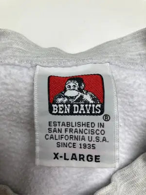 BEN DAVIS/ベンデイビス/スウェット/トップス/グレー/X-LARGE