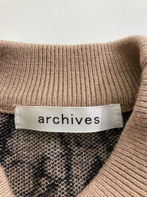archives/アルシーヴ/ニット/セーター/トップス/ブラウン/M