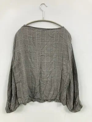 ZARA/ザラ/シャツ/ブラウス/トップス/グレー/EUR L/USA L/MEX 30