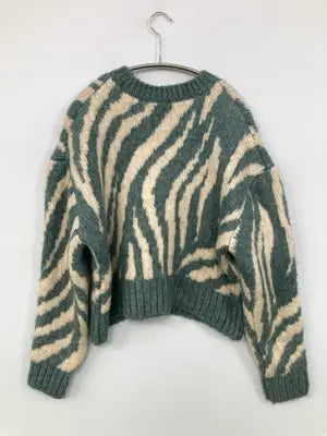 ZARA/ザラ/ニット/セーター/トップス/グリーン/EUR M/USA M/ MEX 28