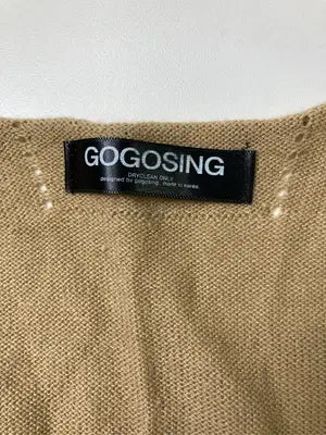 GOGOSING/ゴゴシング/ニット/セーター/トップス/アイボリー
