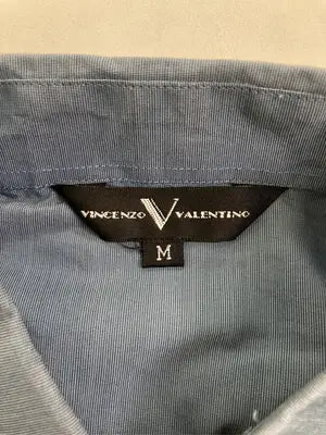 VINCENZO VALENTINO/シャツ/ブラウス/トップス/ブルー/M