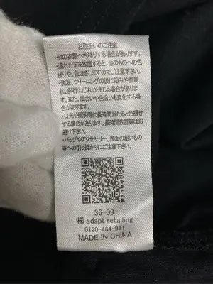 adapt retailing/Tシャツ/カットソー/トップス/ブラック/XL