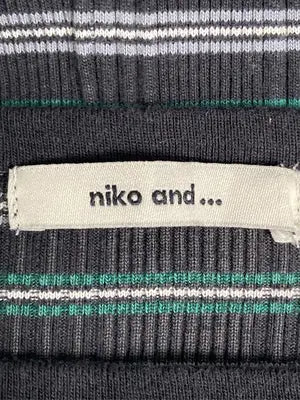 niko and .../ニコアンド/Tシャツ/カットソー/トップス/ブラック/L