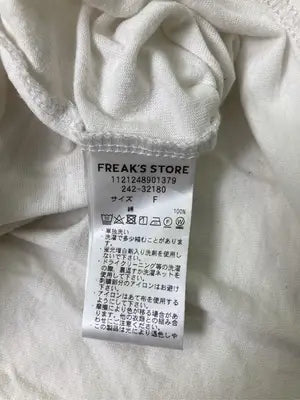 FREAK'S STORE/フリークスストア/Tシャツ/カットソー/トップス/ホワイト/F