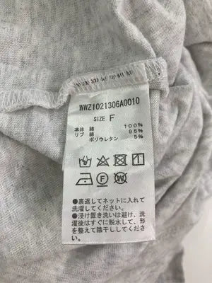 W.W.G/フーズフーギャラリー/Tシャツ/カットソー/トップス/グレー/F